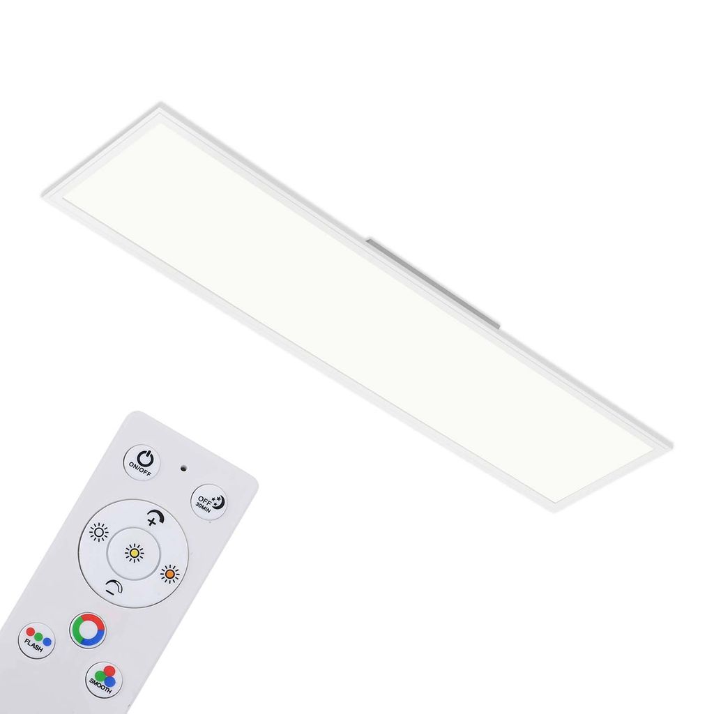 Lampada a soffitto a LED RGB, CCT, luce notturna, RGB, funzione timer, dimmerabile